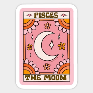 Pisces Tarot Card Sticker